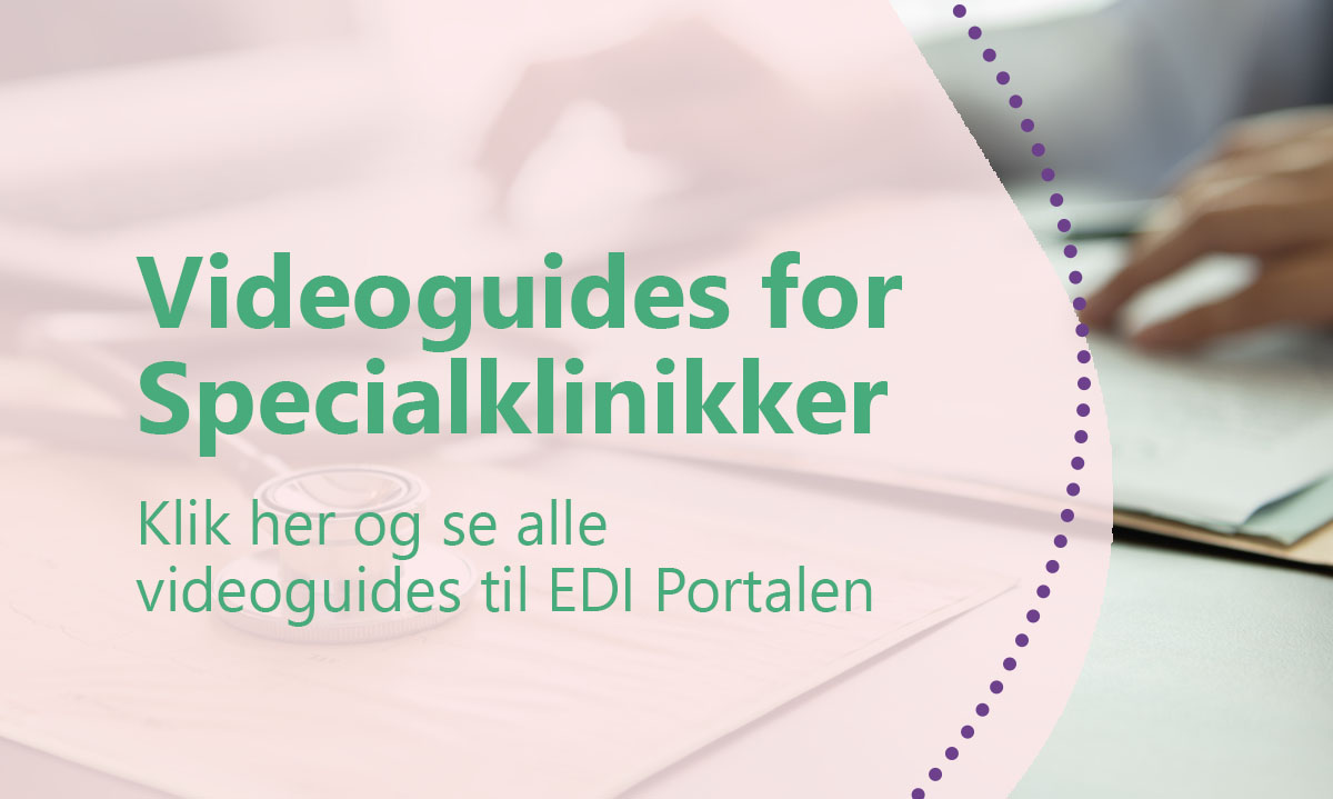 Banner videoguides for specialklinikker